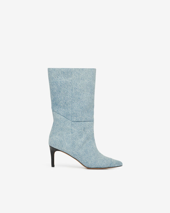 TAKARI DENIM ANKLE BOOTS