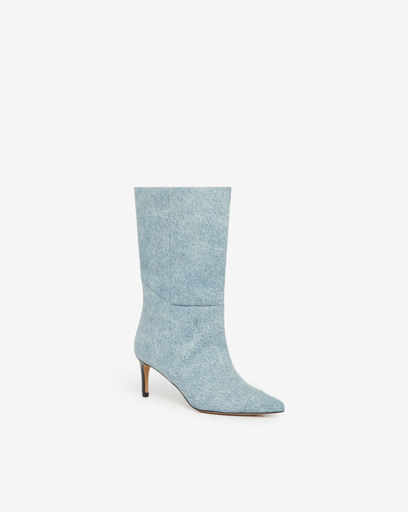 TAKARI DENIM ANKLE BOOTS