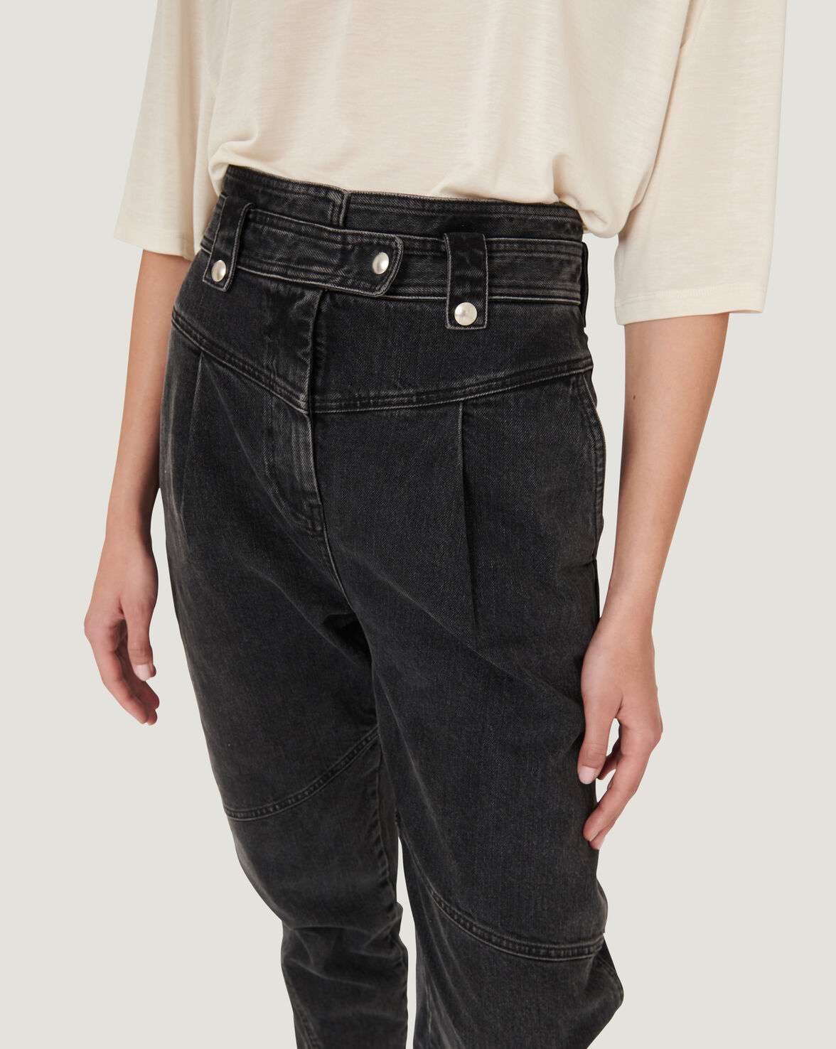 FOUDON RELAXED STRAIGHT LEG JEANS image number null