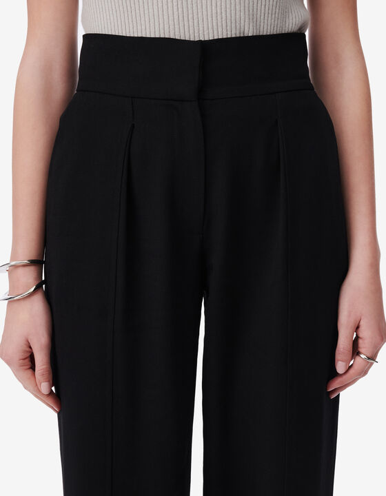 HIGH-WAISTED SUIT PANTS