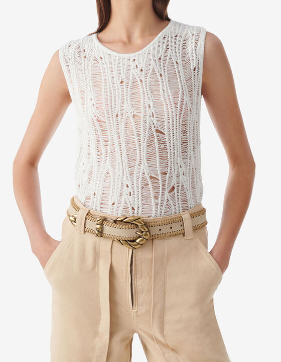 TOP EN MAILLE L&Acirc;CH&Eacute;E