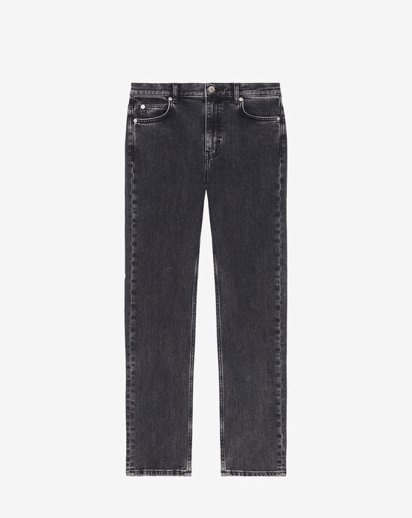 DEEN DISTRESSED STRAIGHT-FIT JEANS