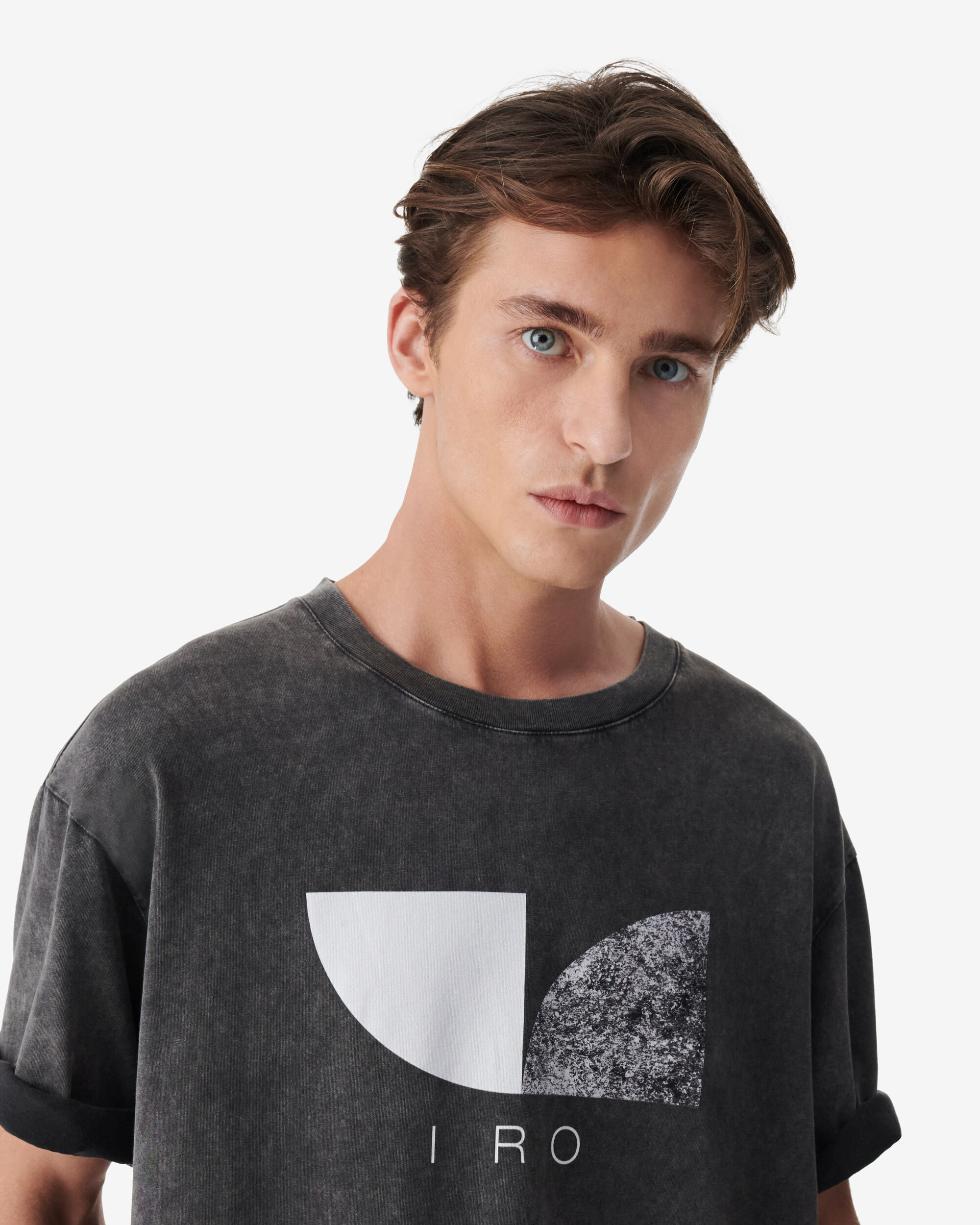 IRO FALL WINTER 24 COLLECTION OURI PRINTED CREW NECK T SHIRT
