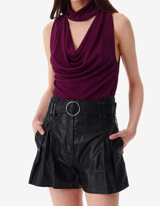 LUREX JERSEY TOP