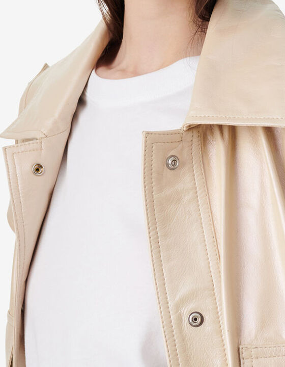 OVERSIZED LEATHER JACKET