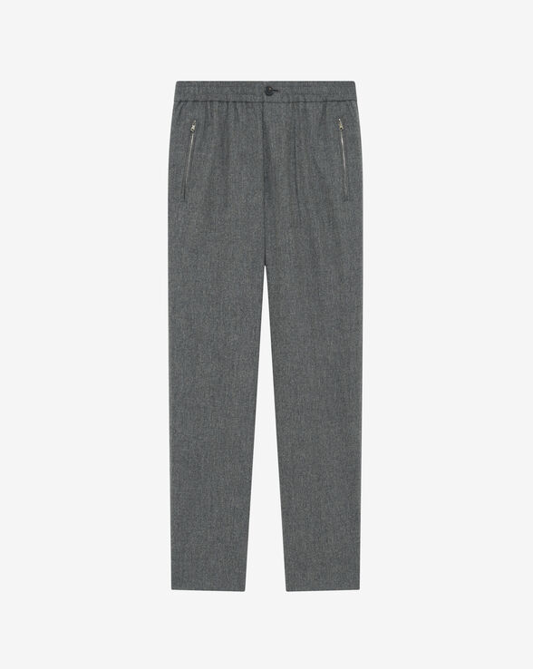 PANTALON EN LAINE MÉLANGÉE LINDOJOG