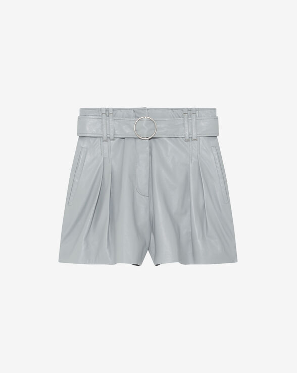 SHORT EN CUIR CEINTURÉ PAOLI