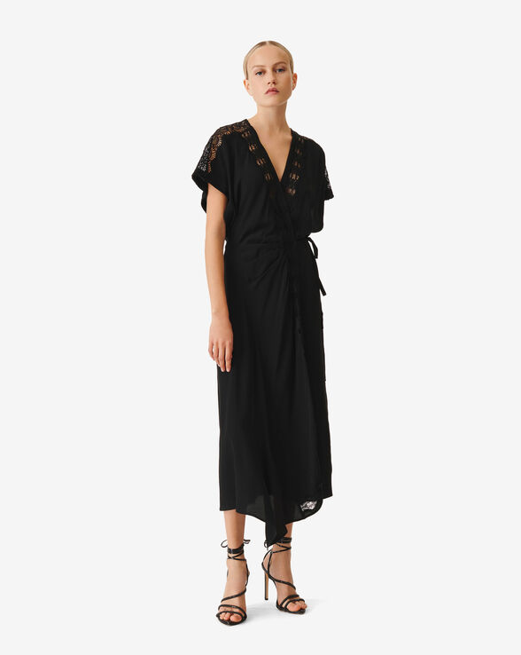 BRITTA LONG LACE DRESS
