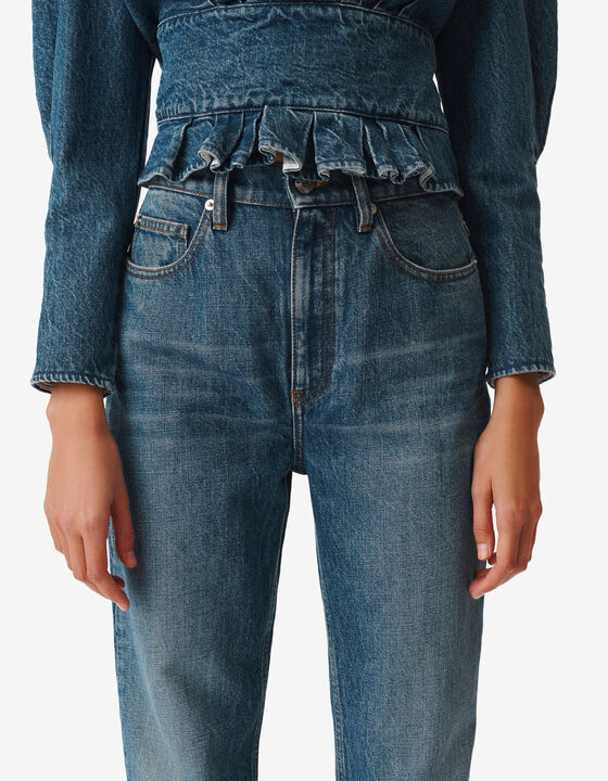 HIGH-RISE MOM JEANS