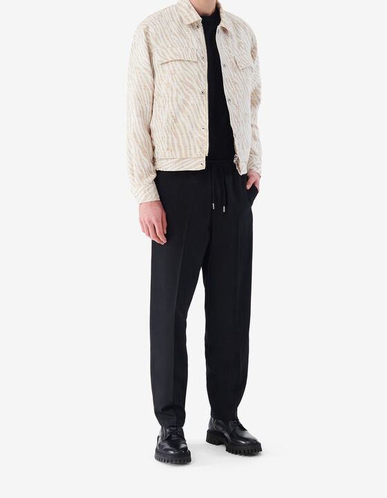 ZEBRA-PATTERNED JACKET