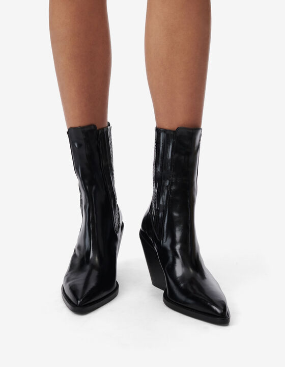 LEATHER LOW BOOTS