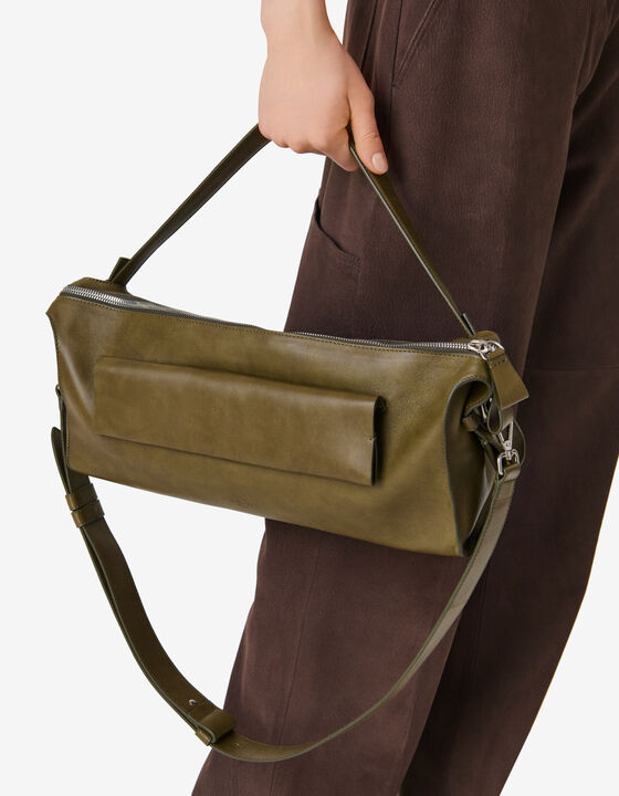 MINI LEATHER BOWLING BAG