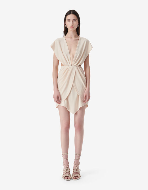SHORT WRAP DRESS