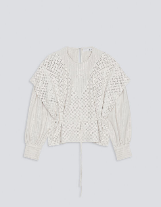 TILOK PERFORATED LEATHER TOP