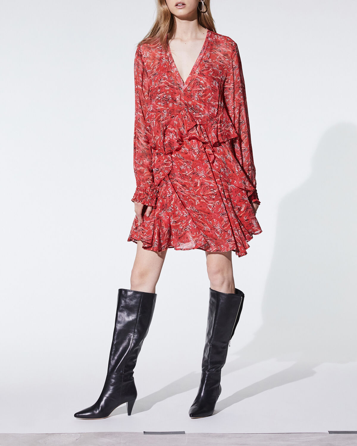 Beaumont Dress Red by IRO Paris