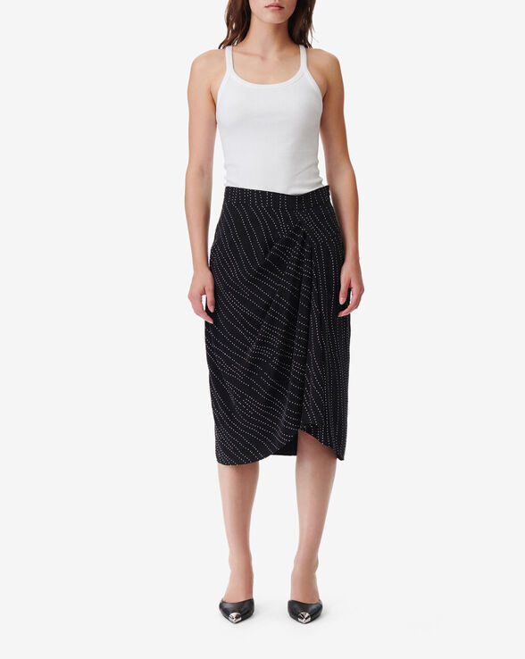 JUPE MIDI À STUDS ZIMA