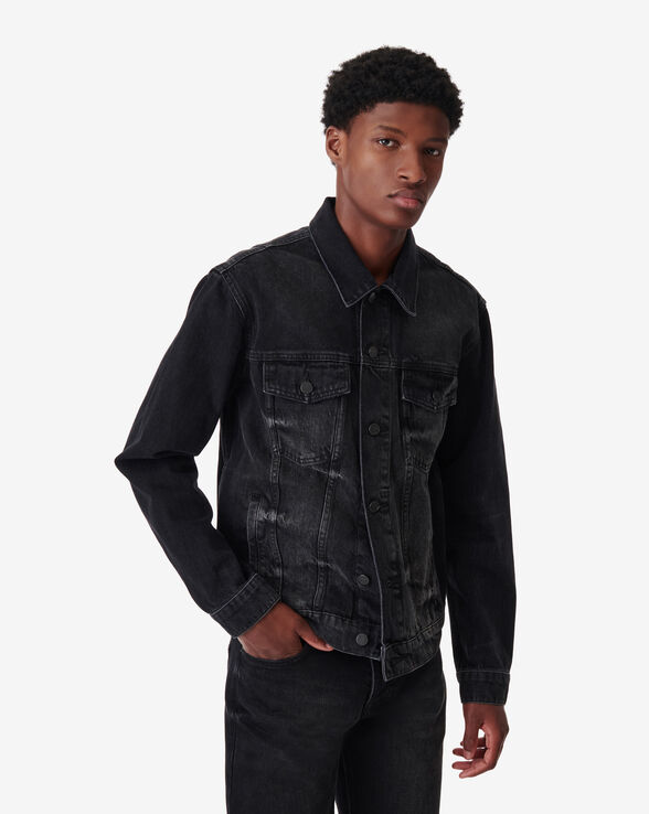 ARLO JEAN JACKET WITH LOGO