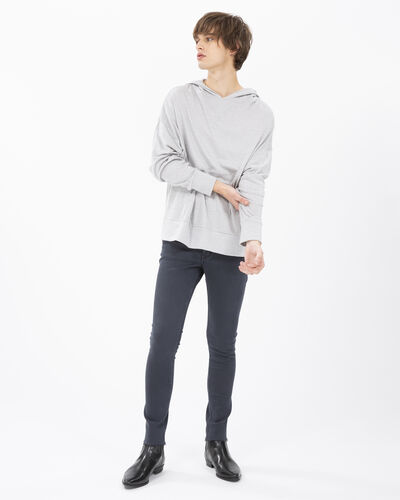 Iro Right Sweater In Grey White | ModeSens