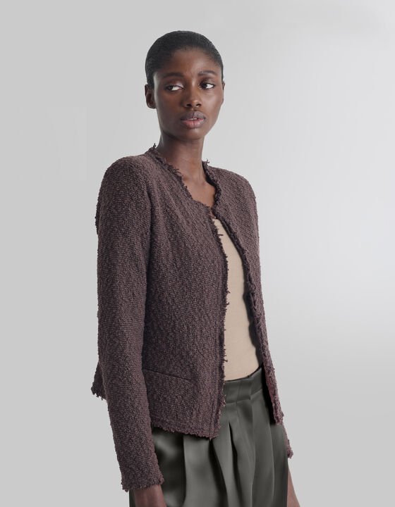 TEXTURED TWEED JACKET