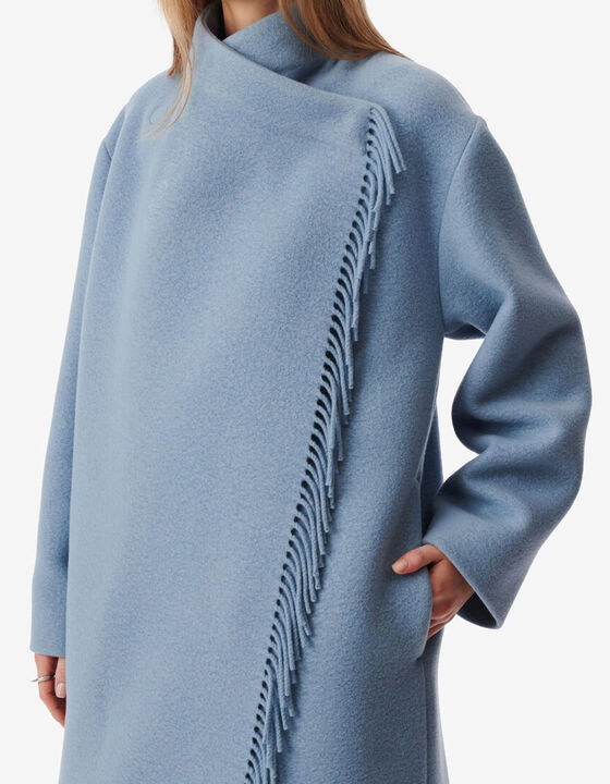 FRINGED COAT