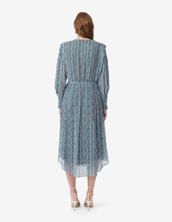 ROBE LONGUE &Agrave; IMPRIM&Eacute; GRAPHIQUE