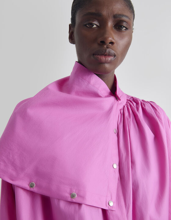 REMOVABLE SCARF SHIRT