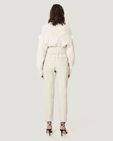 MADEON CROPPED PAPERBAG TROUSERS image number null