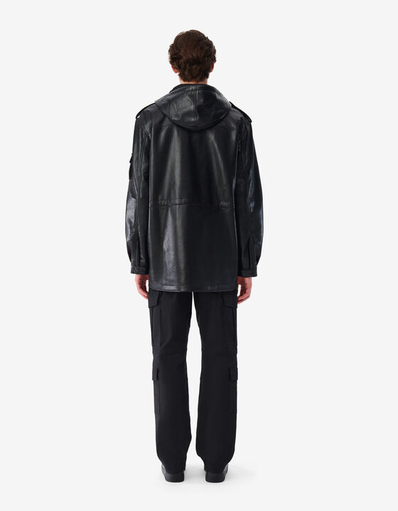 VEGAN LEATHER PARKA