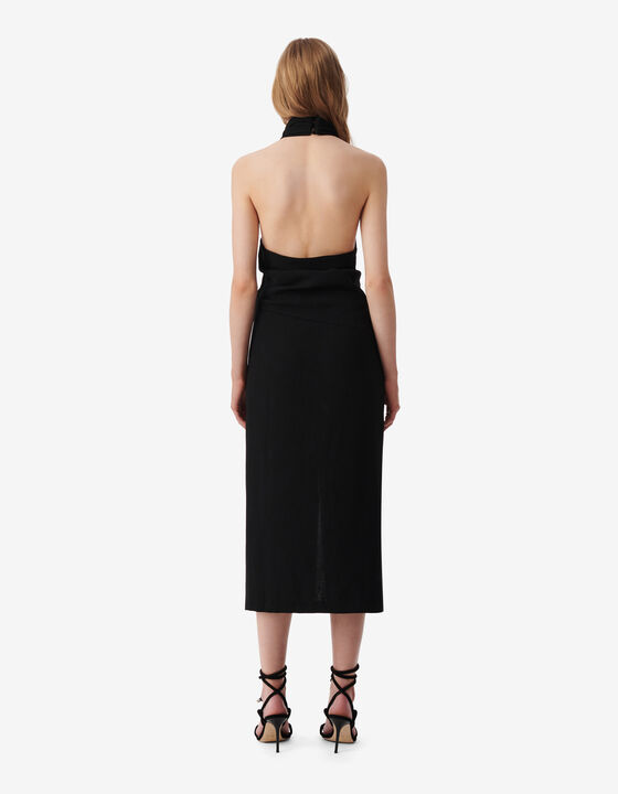 ROBE LONGUE DRAP&Eacute;E