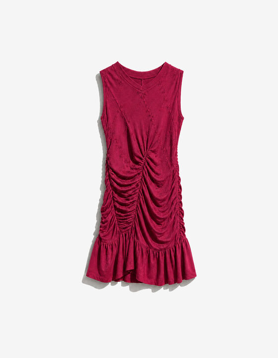 SHORT TEXTURED DRESS