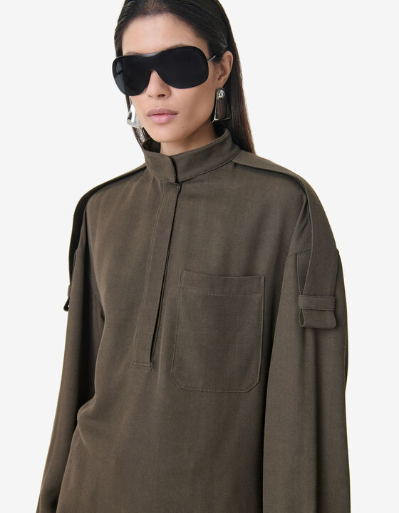 MAO COLLAR SHIRT
