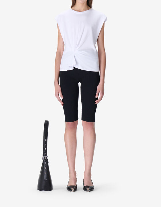 PLEATED T-SHIRT