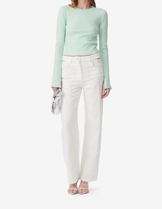 T-SHIRT C&Ocirc;TEL&Eacute; COL ROND