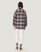 FERRY MULTICOLOR TWEED KNIT OVERSHIRT  image number null