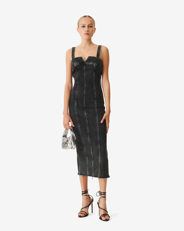 ROBE MIDI EN JEAN FIJARA