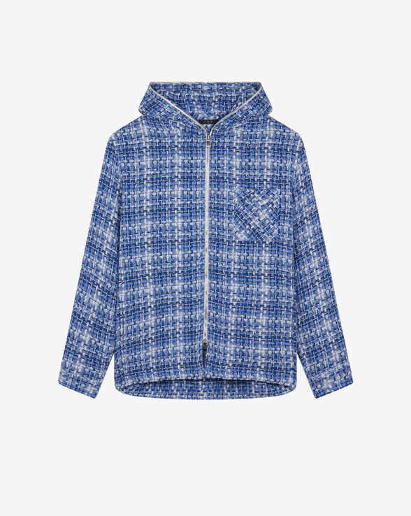 ALONIE HOODED TWEED SHIRT