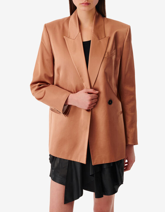 SATIN SUIT JACKET