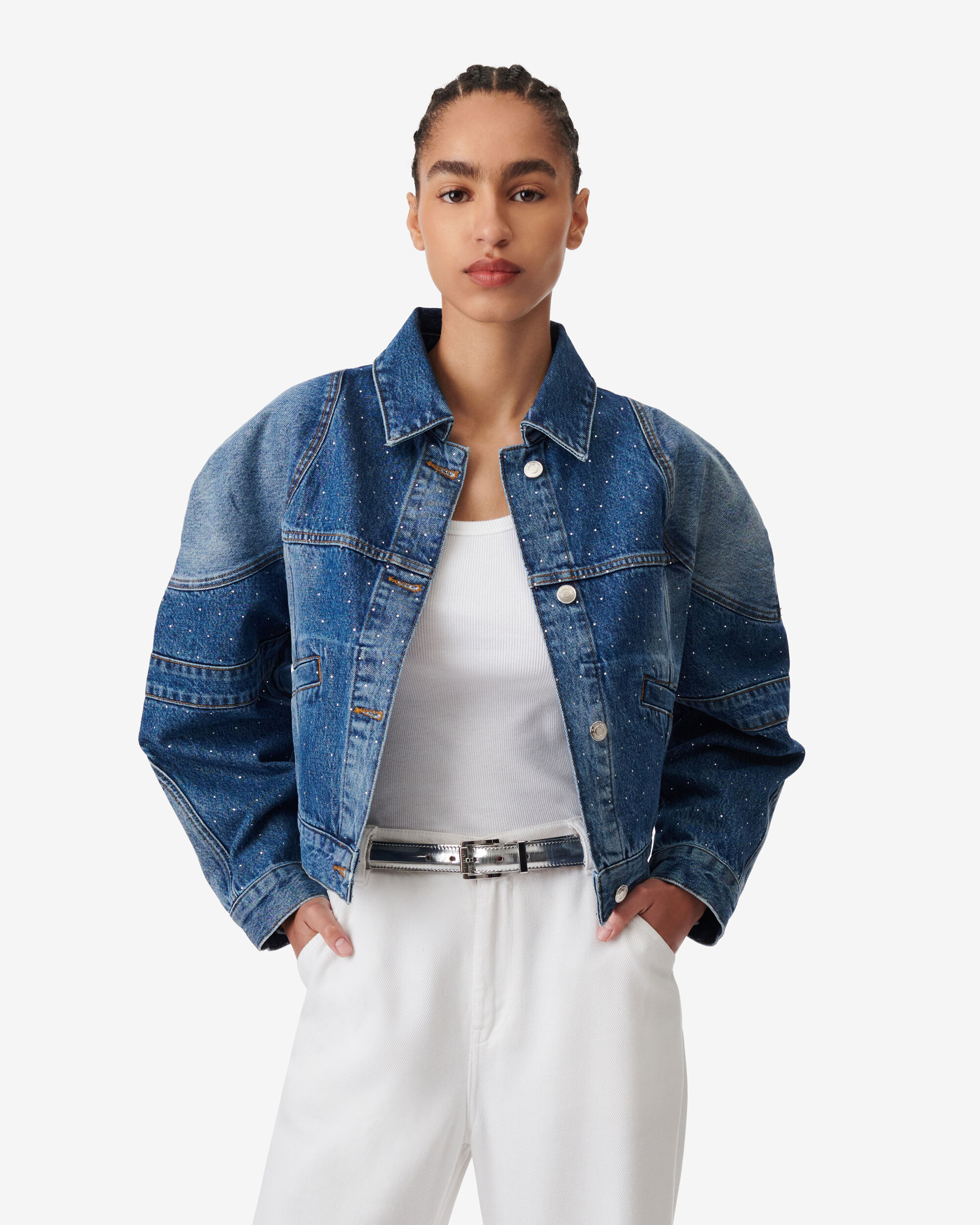 Iro jean jacket sale