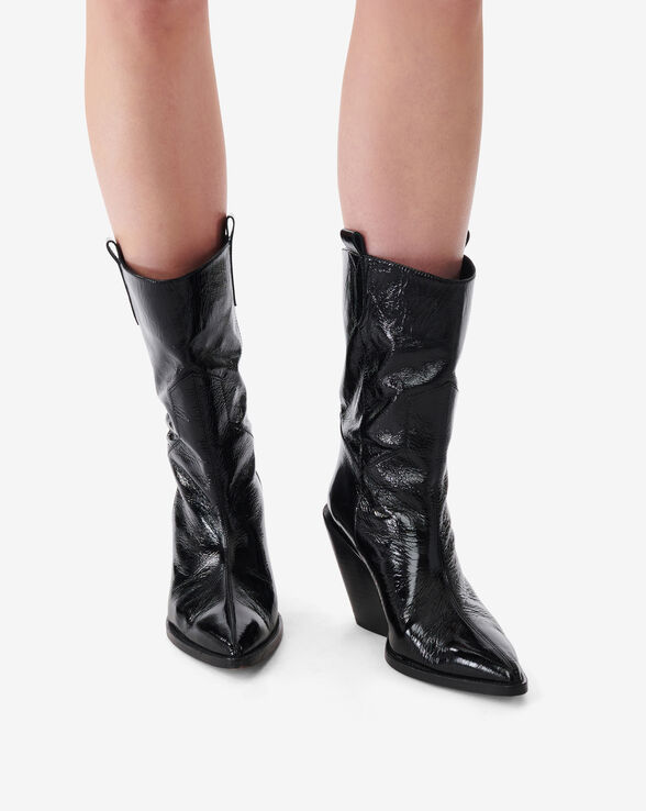 MAZOLA LEATHER ANKLE BOOTS
