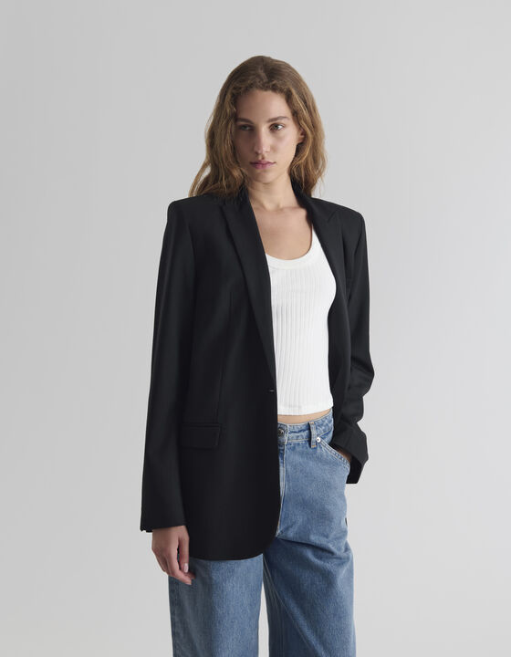 WOOL BLAZER JACKET