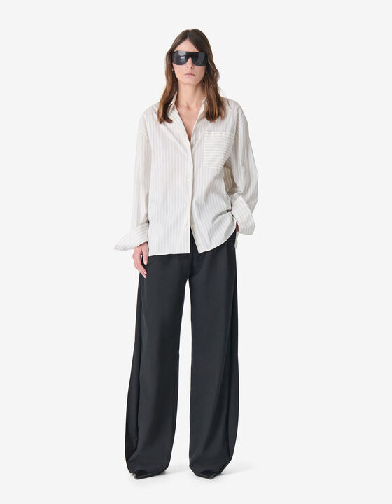 CHEMISE OVERSIZE &Agrave; RAYURES
