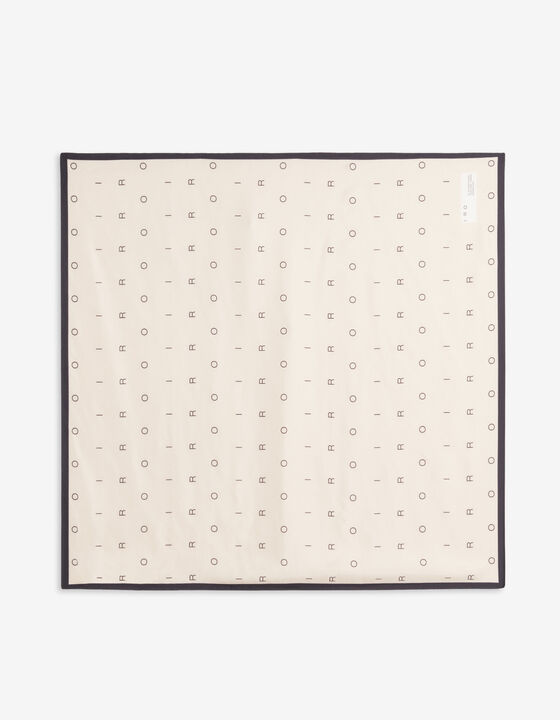 SILK LOGO SCARF