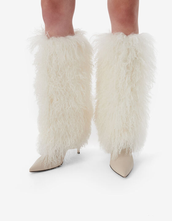 DAVYN LONG FUR BOOTS