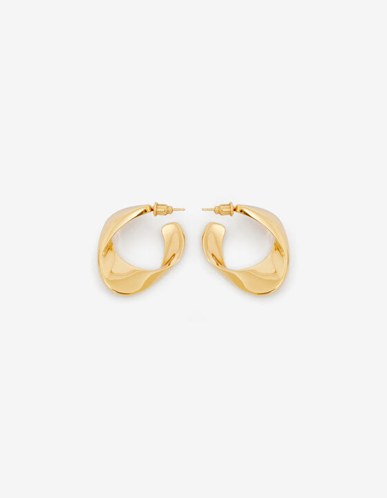 VOLUTE LOOP EARRINGS