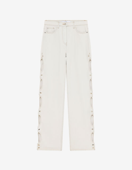 CUT-OUT JEANS