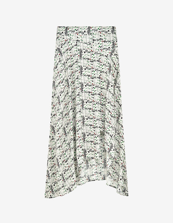 PRINTED LONG SKIRT