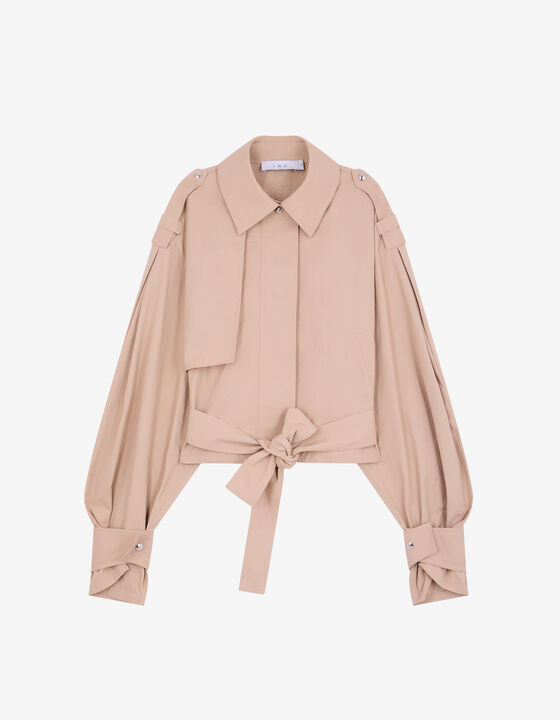 LOOSE-FIT BELTED JACKET