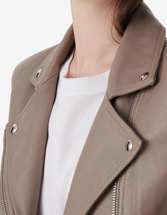 VESTE EN CUIR