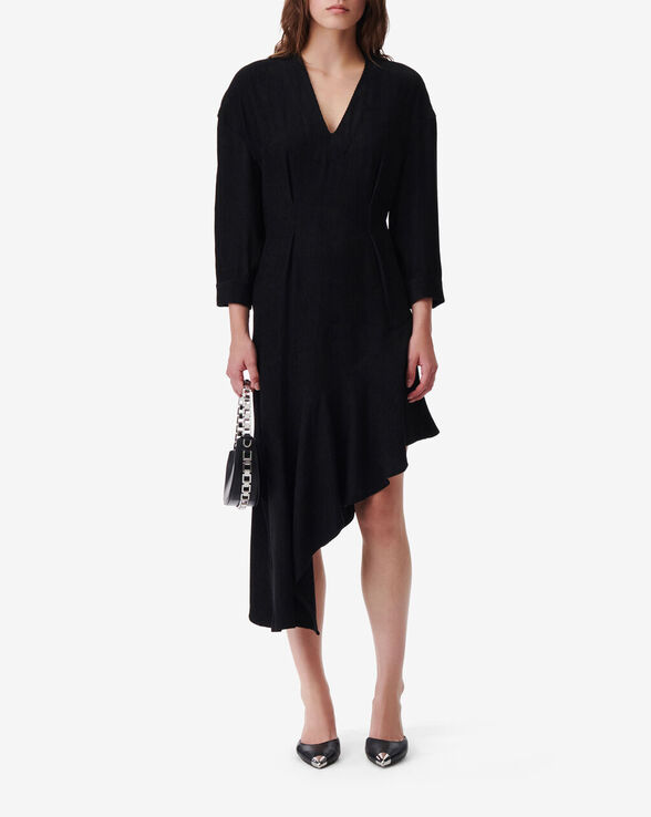 ROBE LONGUE ASYMÉTRIQUE IZAE