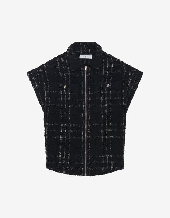 LONG TWEED OVERSHIRT
